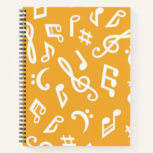 Muziekpatroon Notitieboek (Voorkant)