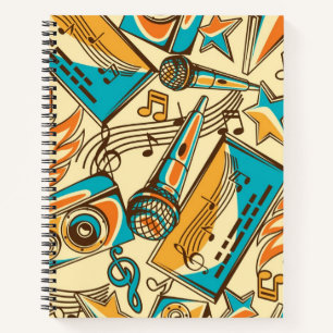 Muziekpatroon Notitieboek