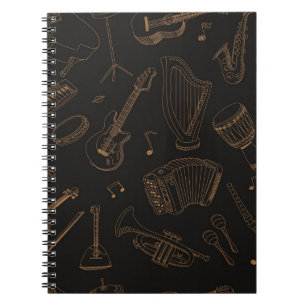 Muziekpatroon Notitieboek