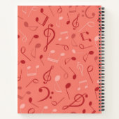 Muziekpatroon Notitieboek (Achterkant)