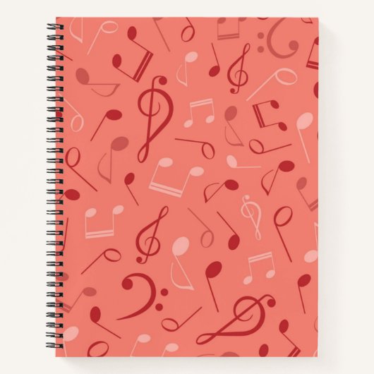 Muziekpatroon Notitieboek (Voorkant)