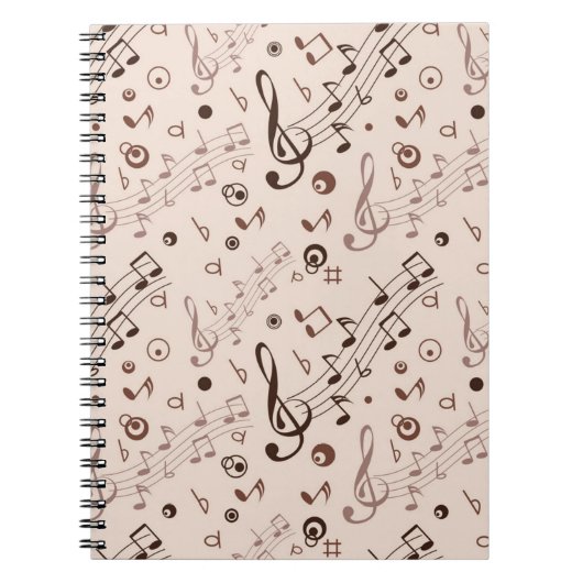 Muziekpatroon Notitieboek (Voorkant)