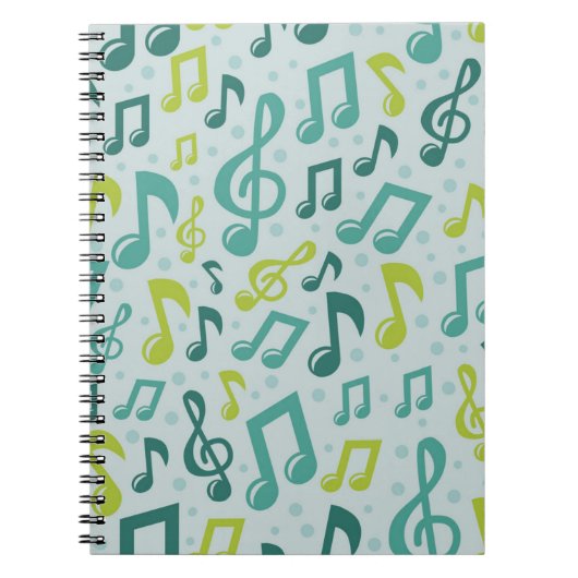 Muziekpatroon Notitieboek (Voorkant)