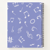 Muziekpatroon Notitieboek (Achterkant)