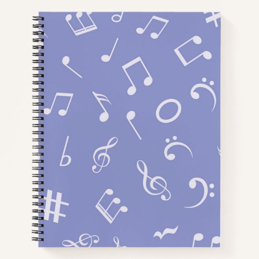 Muziekpatroon Notitieboek (Voorkant)