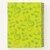 Muziekpatroon Notitieboek (Achterkant)