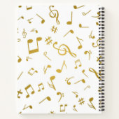 Muziekpatroon Notitieboek (Achterkant)