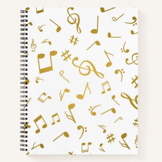 Muziekpatroon Notitieboek (Voorkant)
