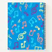 Muziekpatroon Notitieboek (Achterkant)