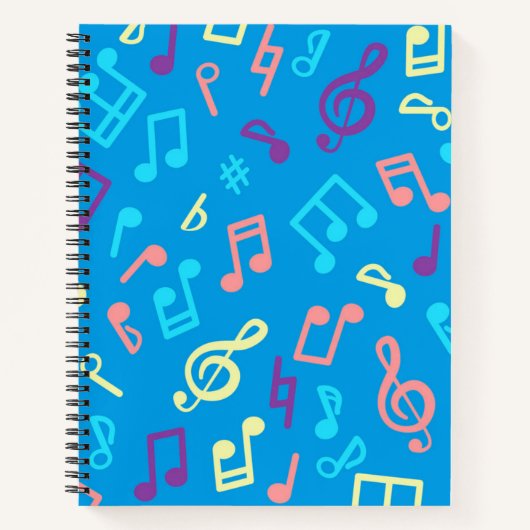 Muziekpatroon Notitieboek (Voorkant)
