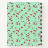 Muziekpatroon Notitieboek (Achterkant)