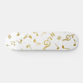 Muziekpatroon Persoonlijk Skateboard (Horizontaal)