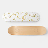 Muziekpatroon Persoonlijk Skateboard (Horizontaal)