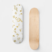 Muziekpatroon Persoonlijk Skateboard (Voorkant)