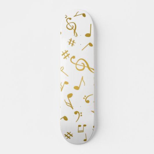 Muziekpatroon Persoonlijk Skateboard (Voorkant)