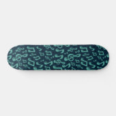 Muziekpatroon Persoonlijk Skateboard (Horizontaal)