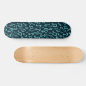 Muziekpatroon Persoonlijk Skateboard (Horizontaal)