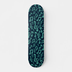 Muziekpatroon Persoonlijk Skateboard