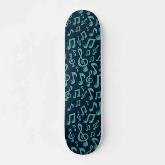 Muziekpatroon Persoonlijk Skateboard (Voorkant)