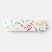 Muziekpatroon Persoonlijk Skateboard (Horizontaal)