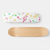 Muziekpatroon Persoonlijk Skateboard (Horizontaal)