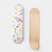 Muziekpatroon Persoonlijk Skateboard (Voorkant)