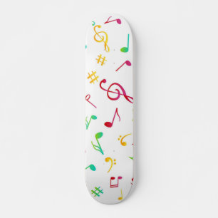 Muziekpatroon Persoonlijk Skateboard
