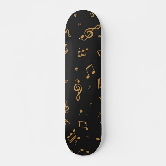 Muziekpatroon Persoonlijk Skateboard (Voorkant)