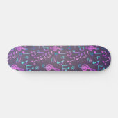 Muziekpatroon Persoonlijk Skateboard (Horizontaal)