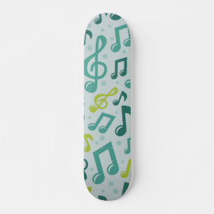 Muziekpatroon Persoonlijk Skateboard