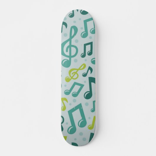 Muziekpatroon Persoonlijk Skateboard (Voorkant)