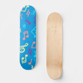 Muziekpatroon Persoonlijk Skateboard (Voorkant)