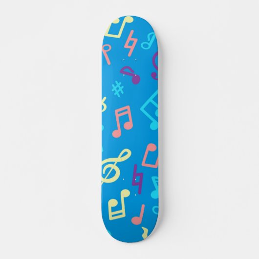 Muziekpatroon Persoonlijk Skateboard (Voorkant)