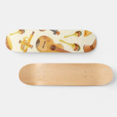 Muziekpatroon Persoonlijk Skateboard (Horizontaal)