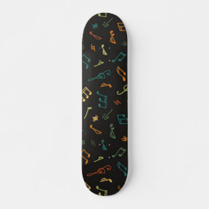 Muziekpatroon Persoonlijk Skateboard