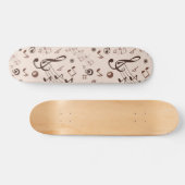 Muziekpatroon Persoonlijk Skateboard (Horizontaal)