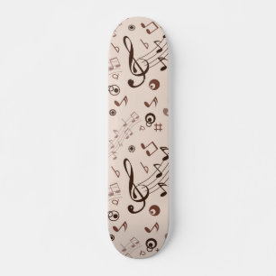 Muziekpatroon Persoonlijk Skateboard