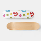 Muziekpatroon Persoonlijk Skateboard (Horizontaal)