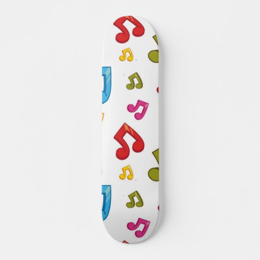Muziekpatroon Persoonlijk Skateboard (Voorkant)