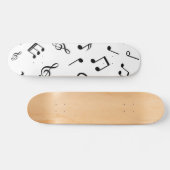 Muziekpatroon Persoonlijk Skateboard (Horizontaal)