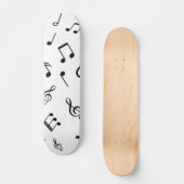 Muziekpatroon Persoonlijk Skateboard (Voorkant)