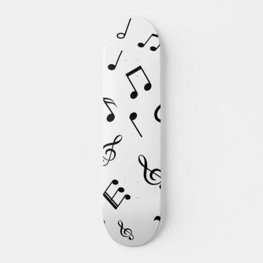 Muziekpatroon Persoonlijk Skateboard (Voorkant)