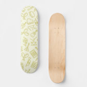 Muziekpatroon Persoonlijk Skateboard (Voorkant)