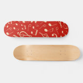 Muziekpatroon Persoonlijk Skateboard (Horizontaal)