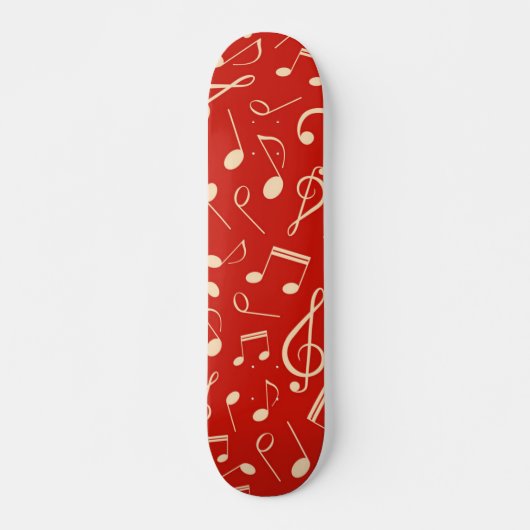 Muziekpatroon Persoonlijk Skateboard (Voorkant)