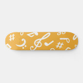 Muziekpatroon Persoonlijk Skateboard (Horizontaal)