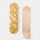Muziekpatroon Persoonlijk Skateboard (Voorkant)