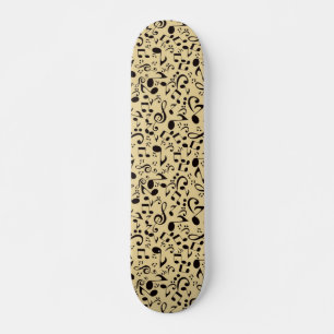 Muziekpatroon Persoonlijk Skateboard