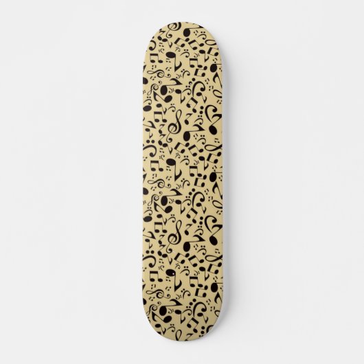 Muziekpatroon Persoonlijk Skateboard (Voorkant)
