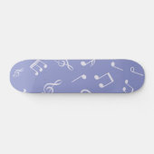Muziekpatroon Persoonlijk Skateboard (Horizontaal)